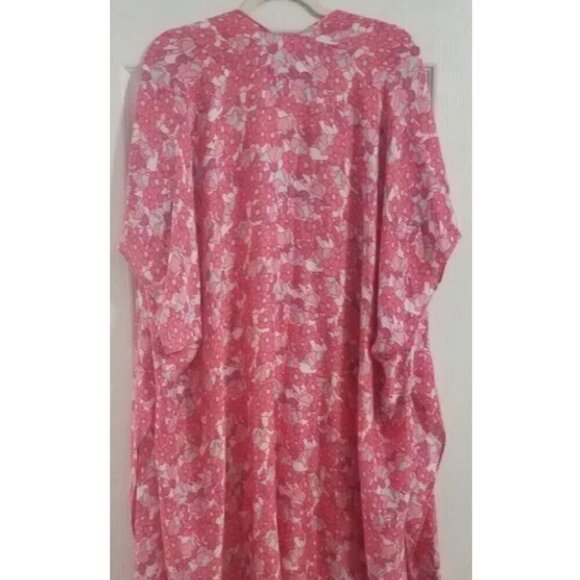 Simply Southern Floral Print Duster or Coverup EUC - Picture 3 of 5